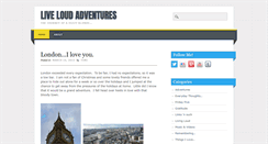 Desktop Screenshot of liveloudadventures.com