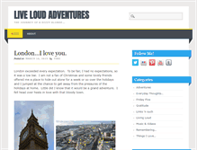 Tablet Screenshot of liveloudadventures.com